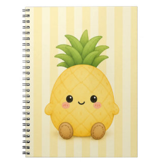Söt Kawaii Ananas Anteckningsbok
