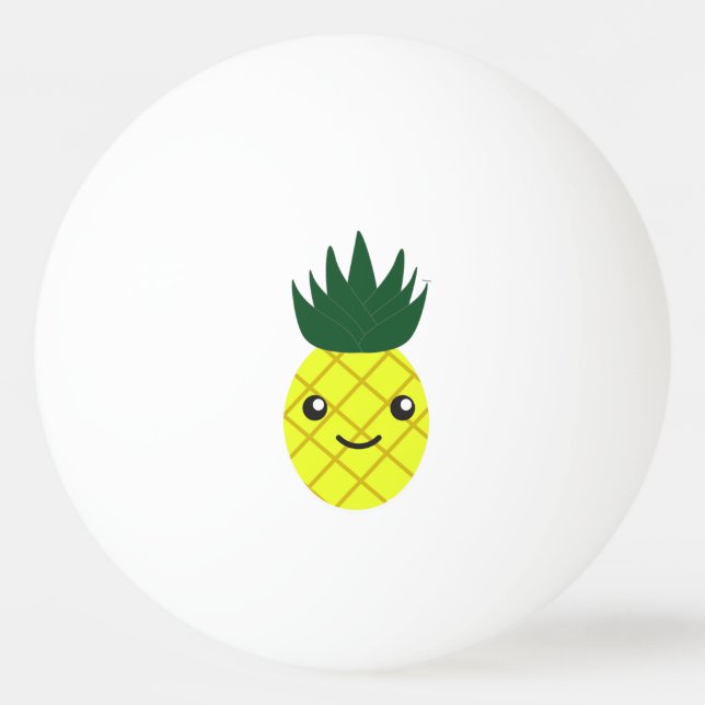 Söt Kawaii Ananas Pingisboll (Framsidan)