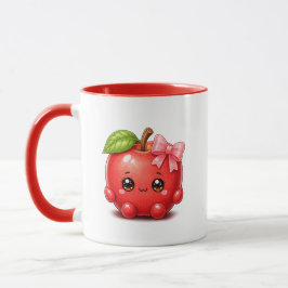 Söt Kawaii Apple Mugg
