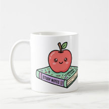 Söt Kawaii-Äpple på Bok Cute Lärarskattnings-Gif