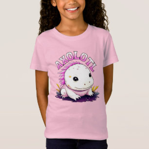 Söt Kawaii Axolotl T Shirt