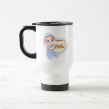 Söt Kawaii Chibi Sjuksköterska Jätte Kaffe Bränsle