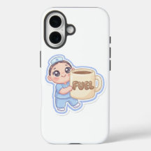 Söt Kawaii Chibi Sjuksköterska Jättekaffe Bränsle 