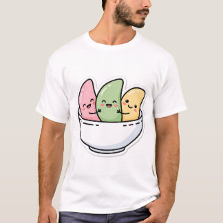 Söt Kawaii Chuseok Koreansk Songpyeon T-Shirt