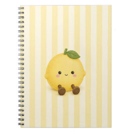 Söt Kawaii Citron Anteckningsbok