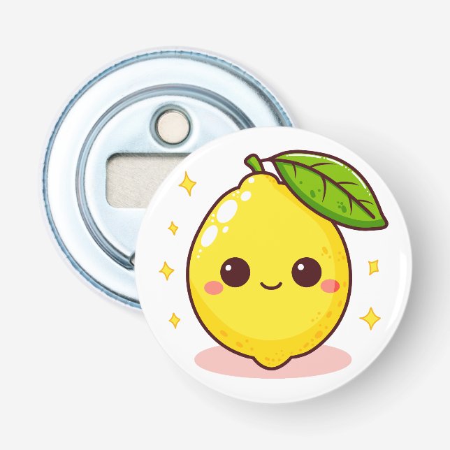 Söt Kawaii Citron  Flasköppnare (Framsidan)