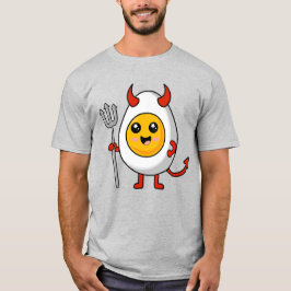 Söt Kawaii Djävulseggtörta T Shirt