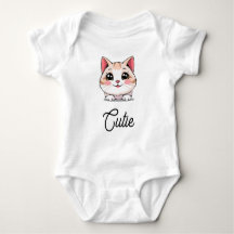 Söt Kawaii Djur Baby Bodysuit