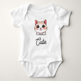 Söt Kawaii Djur Baby Bodysuit T Shirt