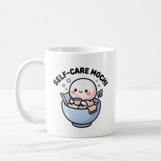Söt Kawaii Egenvård Mochi Kaffemugg