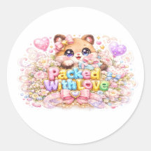 Söt Kawaii Fullpackad med Kärlek Nalle Björn Paste