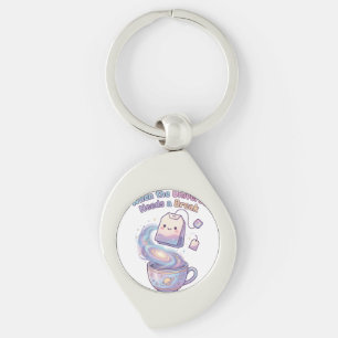 Söt Kawaii Glödlampa Nyckelring