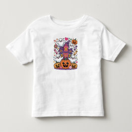 Söt Kawaii Halloween |  Glada spöken & pumpor T Shirt