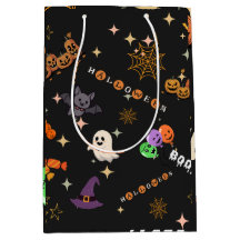 Söt Kawaii Halloween-klotter Spöklik Mönsterpresen
