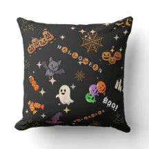 Söt Kawaii Halloween-kritself mönster Kudd