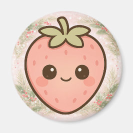 Söt Kawaii Jordgubbmagnet Magnet