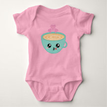Söt Kawaii Kaffe kopp med Hjärt Ånga Konst