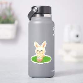 Söt Kawaii Kanin med Påskägg Klistermärke Klistermärken