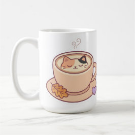Söt Kawaii Katt Kaffe Mugg