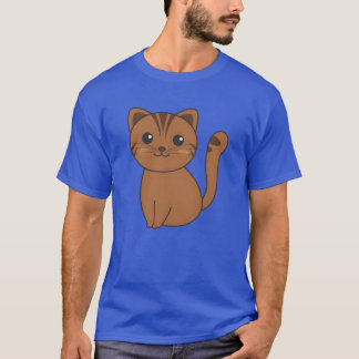 Söt Kawaii Katt Manga Anime Katter pojke T Shirt
