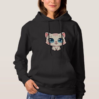 Söt Kawaii Katt Tröja