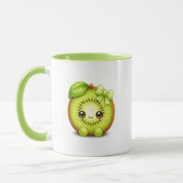 Söt Kawaii Kiwi Mugg