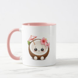 Söt Kawaii Kokos Mugg