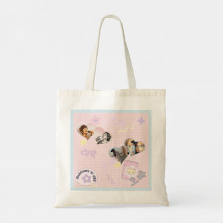 Söt kawaii Kpop kdrama bias idol koreansk 6 bilder Tygkasse