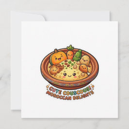 Söt Kawaii Marockansk Couscous Fredagsfirande Koll Inbjudningar