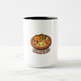 Söt Kawaii Marockansk Couscous Fredagsfirande Koll Mugg