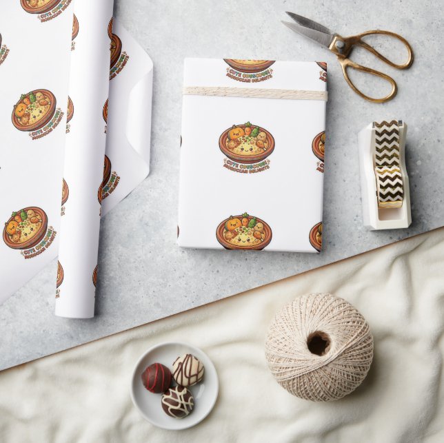 Söt Kawaii Marockansk Couscous Fredagsfirande Koll Presentpapper (Hantverk)