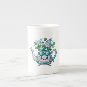 Söt Kawaii Marockansk Isad Mintte Sommar Berrad S Benporslin Mugg