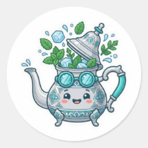 Söt Kawaii Marockansk Ismintte Sommar BSticker