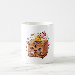 Söt Kawaii marockansk Sadaka välgörenhetslåda isla Kaffemugg