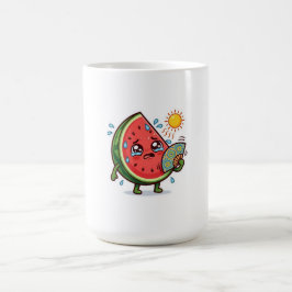 Söt Kawaii Marockansk Sommarvattenmelon Dallae Col Kaffemugg