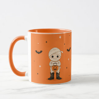 Söt Kawaii Mummie Halloween Mugg