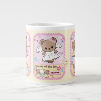 Söt kawaii nalle prinsessa kpop koreansk stil jumbo mugg