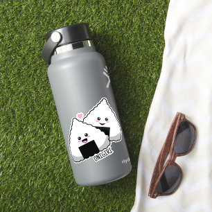 Söt Kawaii Onigiri Japansk Mat Klistermärken