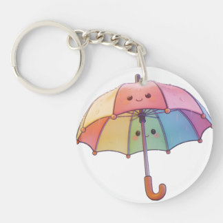 Söt Kawaii Paraply Dam T-Shirt