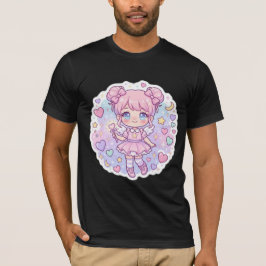 Söt Kawaii Pastell Chibi Anime Estetisk T-shirt