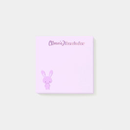 Söt Kawaii Pastell Får som står Kan anpassas Post-it Block