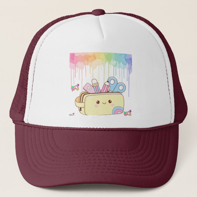 Söt Kawaii Pennfodral Keps (Framsida)
