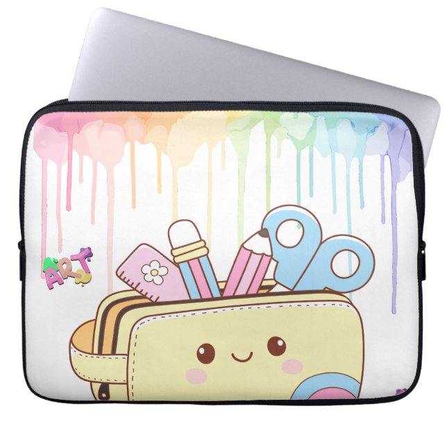 Söt Kawaii Pennfodral Laptop Fodral (Framsidan)