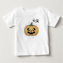 Söt Kawaii Pumpa Halloween T-Shirt