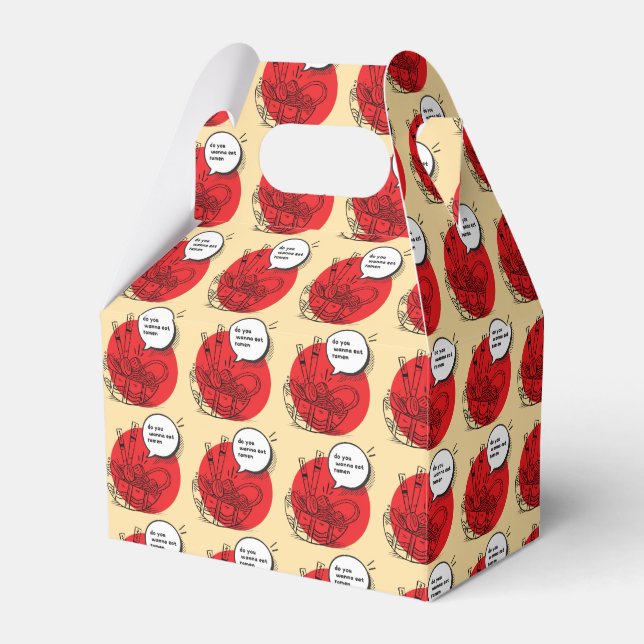 Söt Kawaii Ramen - Rolig Japansk Mat  Presentaskar (Framsidan Sidan)