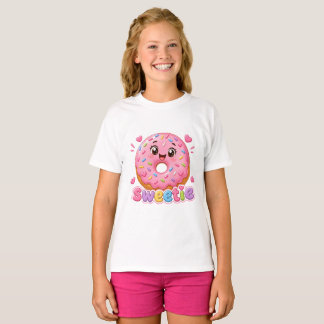 Söt Kawaii Rosa Munk - Sötnos Sprutdunk T Shirt