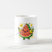 Söt Kawaii Skiva Av Vattenmelon Uppblåsbar Armdeka
