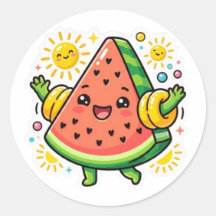 Söt Kawaii Skiva Av Vattenmelon Uppblåsbar Armdeka