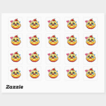 Söt Kawaii Sorglig Cupcake som Gråter med Trasig K