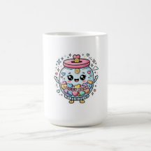 Söt Kawaii Spargris Välgörenhetsburk Hjärtamynt Kl